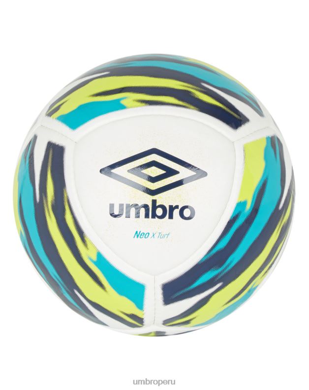 césped neo x unisexo accesorios 64RRH351 Umbro blanco/peacoat/lime punch/capri bre