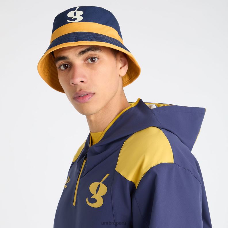 sombrero de pescador reversible gio goi hombres accesorios 64RRH271 Umbro mostaza picante/azul patriota