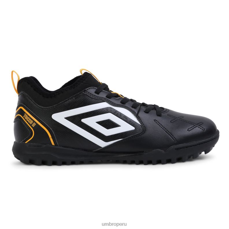 tocco 2 club tf hombres calzado 64RRH303 Umbro negro/blanco/azafrán