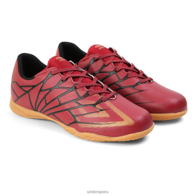 velocita alquimista club ic hombres calzado 64RRH294 Umbro ruibarbo/ámbar dorado/negro
