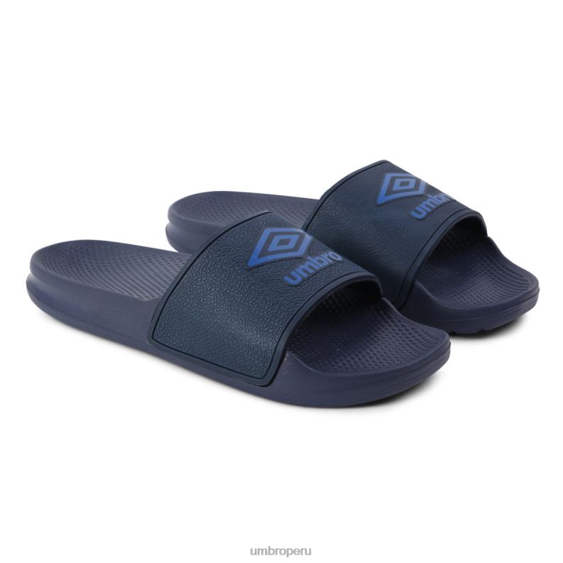 chanclas confort squadra hombres calzado 64RRH334 Umbro dos azul marino/dos real