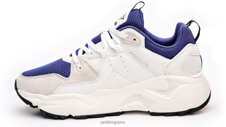 corre m le hombres calzado 64RRH323 Umbro blanco/negro/azul marino