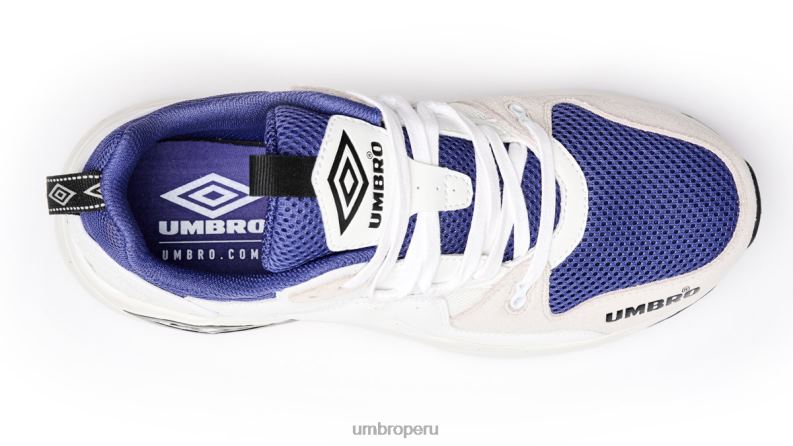 corre m le hombres calzado 64RRH323 Umbro blanco/negro/azul marino