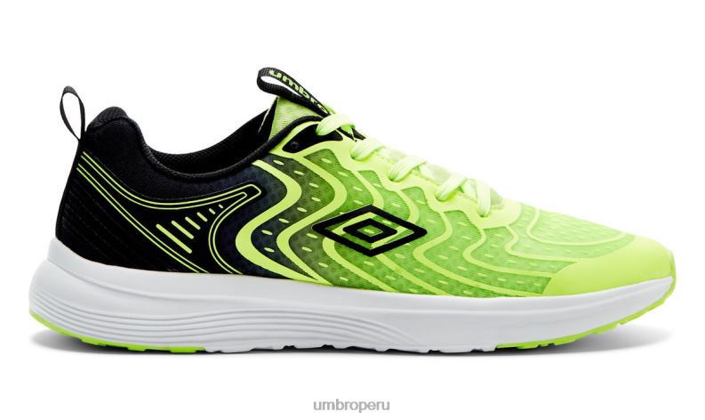 entrenador índigo hombres calzado 64RRH320 Umbro verde neón/negro