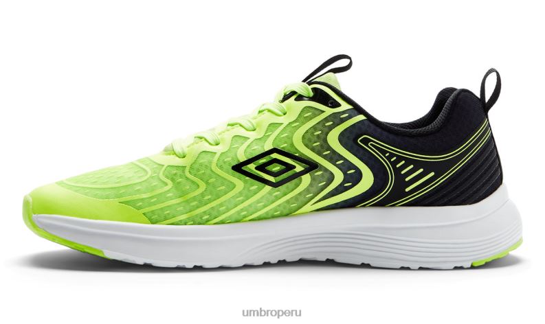 entrenador índigo hombres calzado 64RRH320 Umbro verde neón/negro