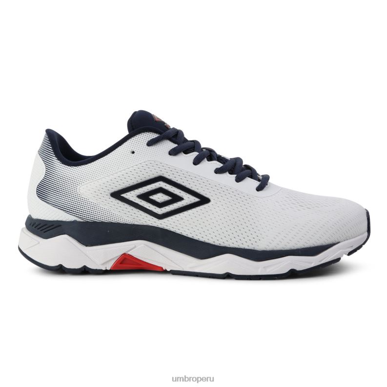 impulsa ii hombres calzado 64RRH329 Umbro blanco/bermellón/azul marino oscuro