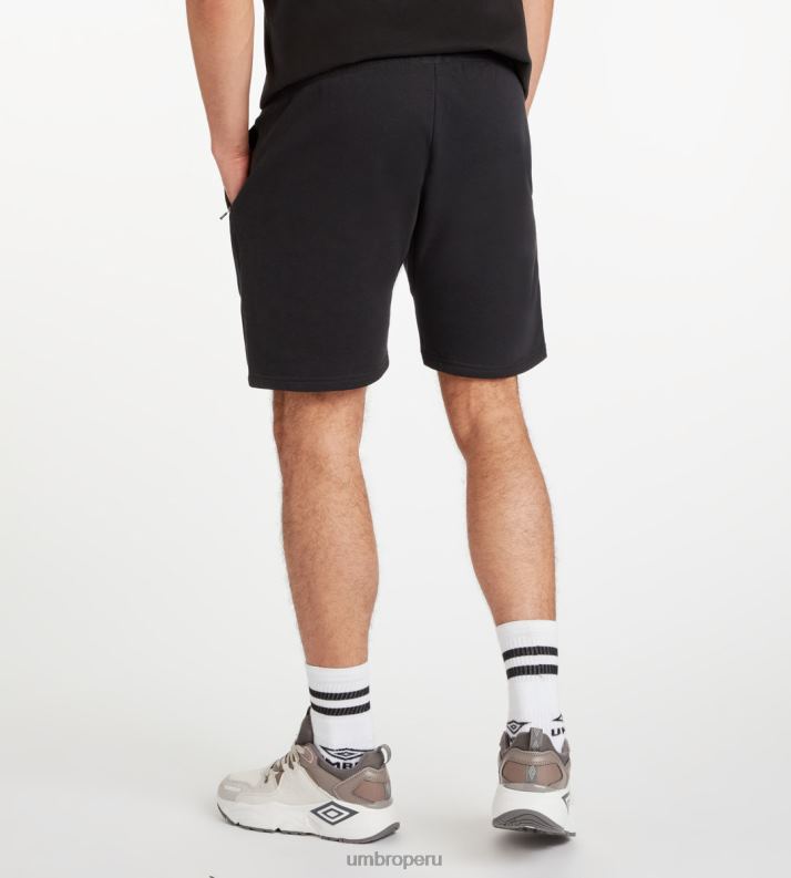 club de ocio jogging corto hombres ropa 64RRH207 Umbro blanco negro