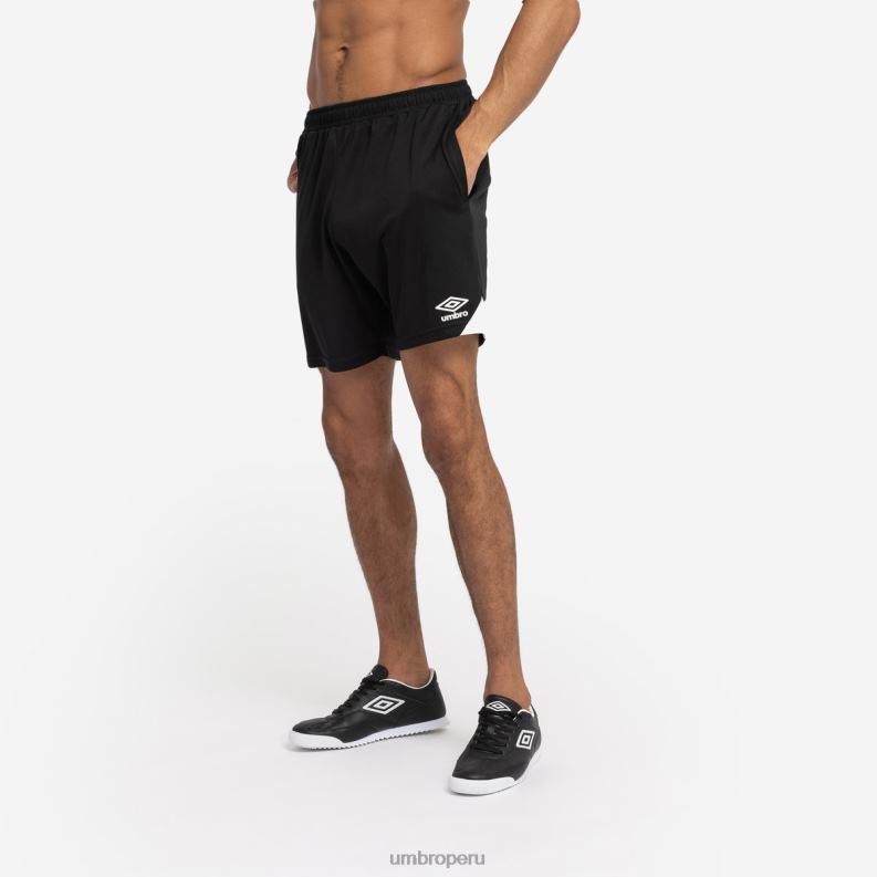 entrenamiento total corto hombres ropa 64RRH200 Umbro blanco negro