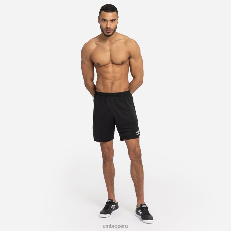 entrenamiento total corto hombres ropa 64RRH200 Umbro blanco negro