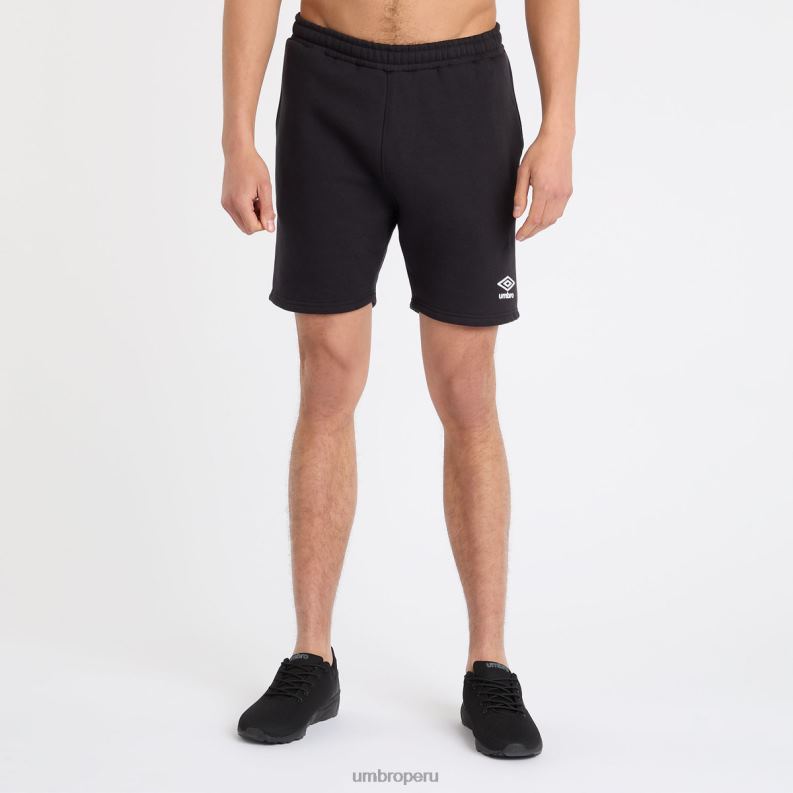 jogging central corto hombres ropa 64RRH210 Umbro blanco negro