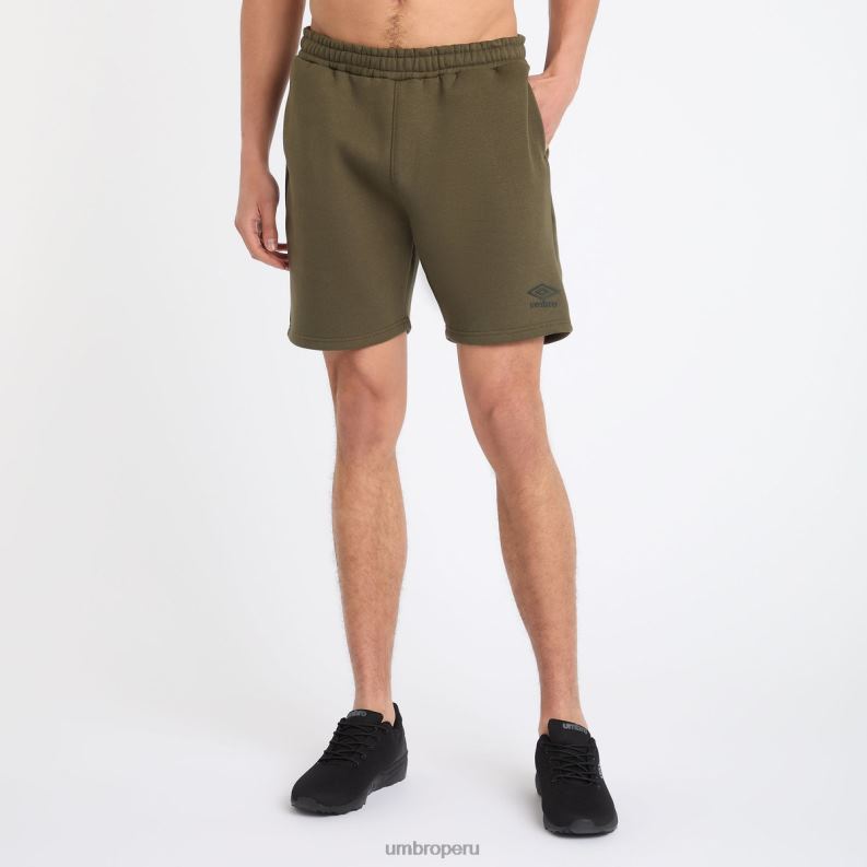 jogging central corto hombres ropa 64RRH212 Umbro noche del bosque/negro