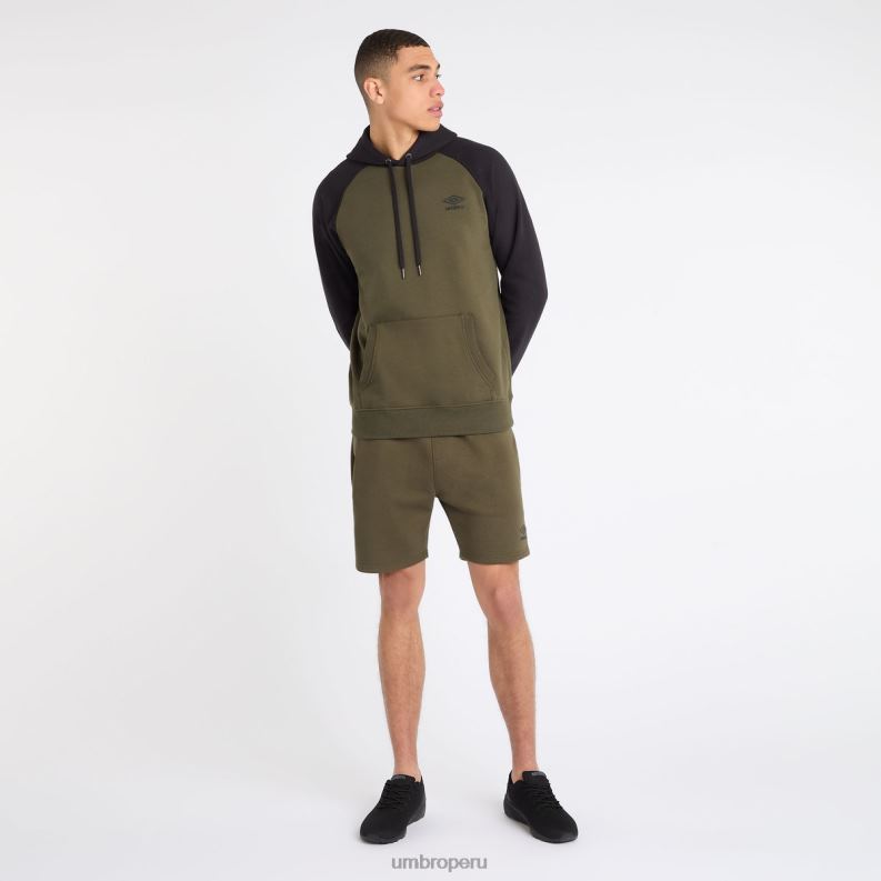 jogging central corto hombres ropa 64RRH212 Umbro noche del bosque/negro