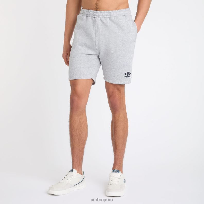 jogging central corto hombres ropa 64RRH213 Umbro gris jaspeado/azul universitario