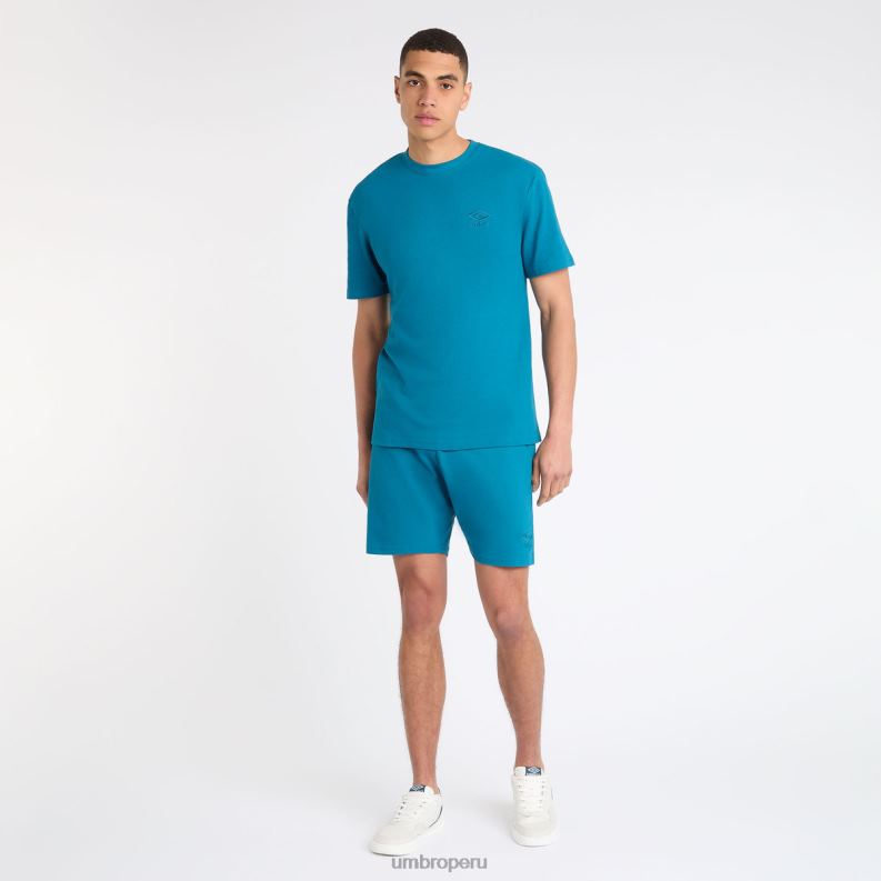 pantalones cortos de piqué estilo deportivo hombres ropa 64RRH217 Umbro azul de lyon