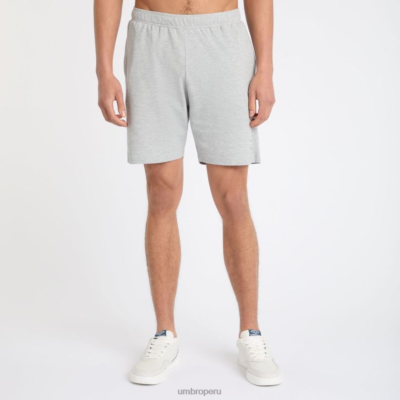 pantalones cortos de piqué estilo deportivo hombres ropa 64RRH218 Umbro marga gris