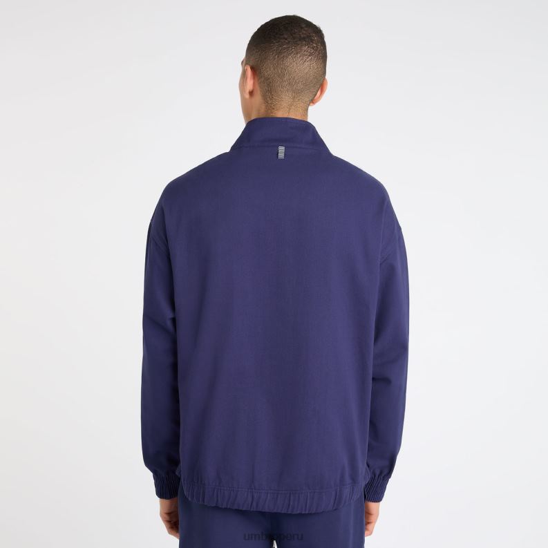 bata de taladro gio goi hombres ropa 64RRH231 Umbro patriota azul