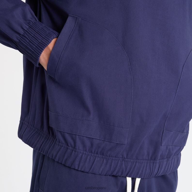 bata de taladro gio goi hombres ropa 64RRH231 Umbro patriota azul