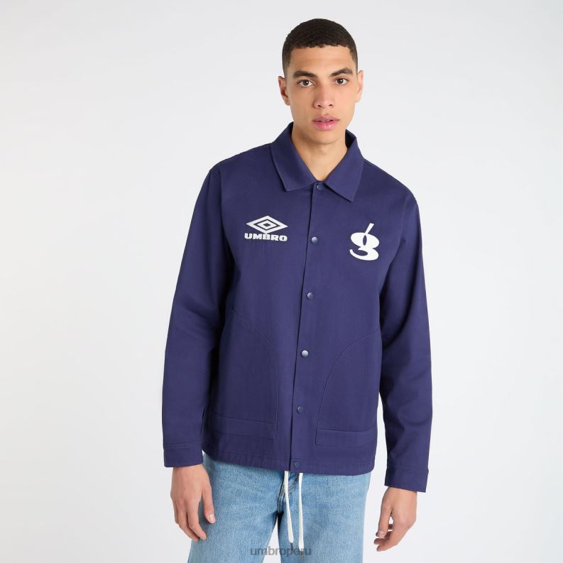 chaqueta de entrenador gio goi hombres ropa 64RRH245 Umbro patriota azul