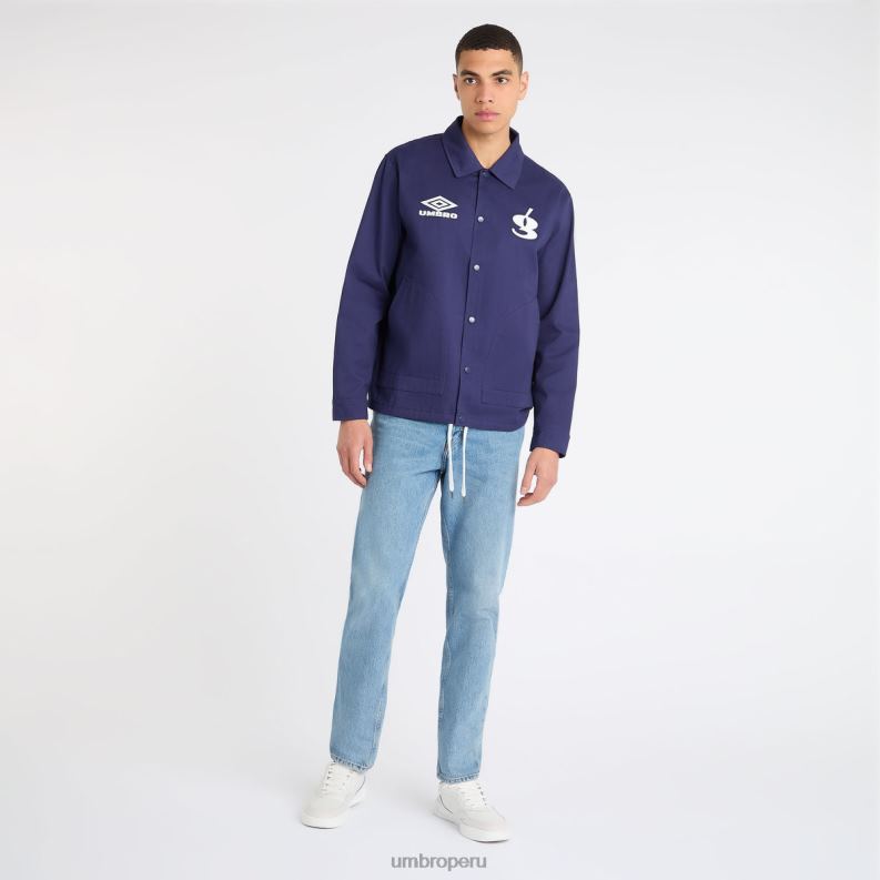 chaqueta de entrenador gio goi hombres ropa 64RRH245 Umbro patriota azul