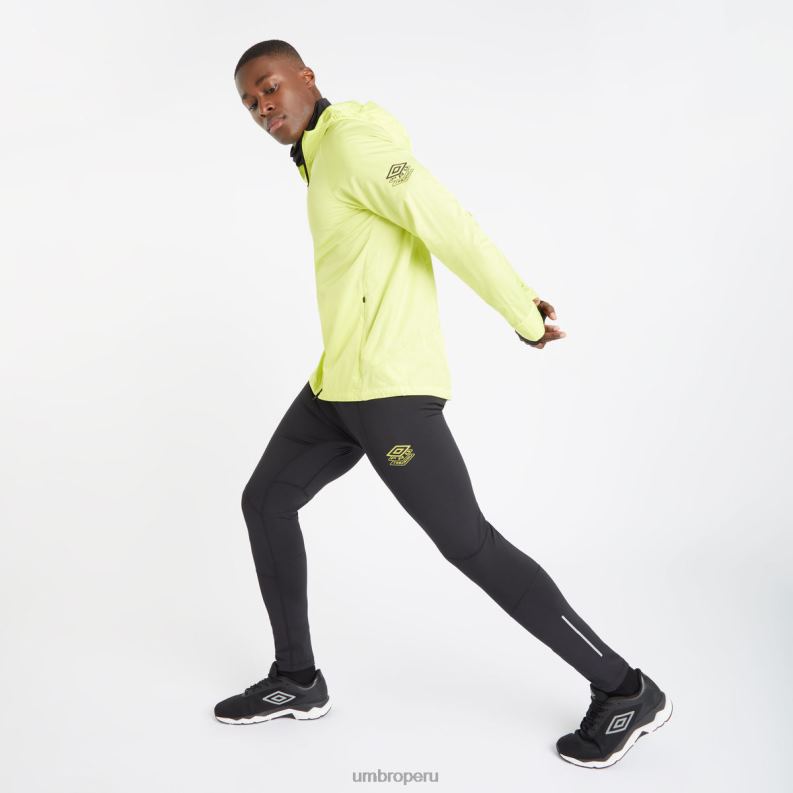 chaqueta ligera de entrenamiento profesional elite hombres ropa 64RRH236 Umbro limonada
