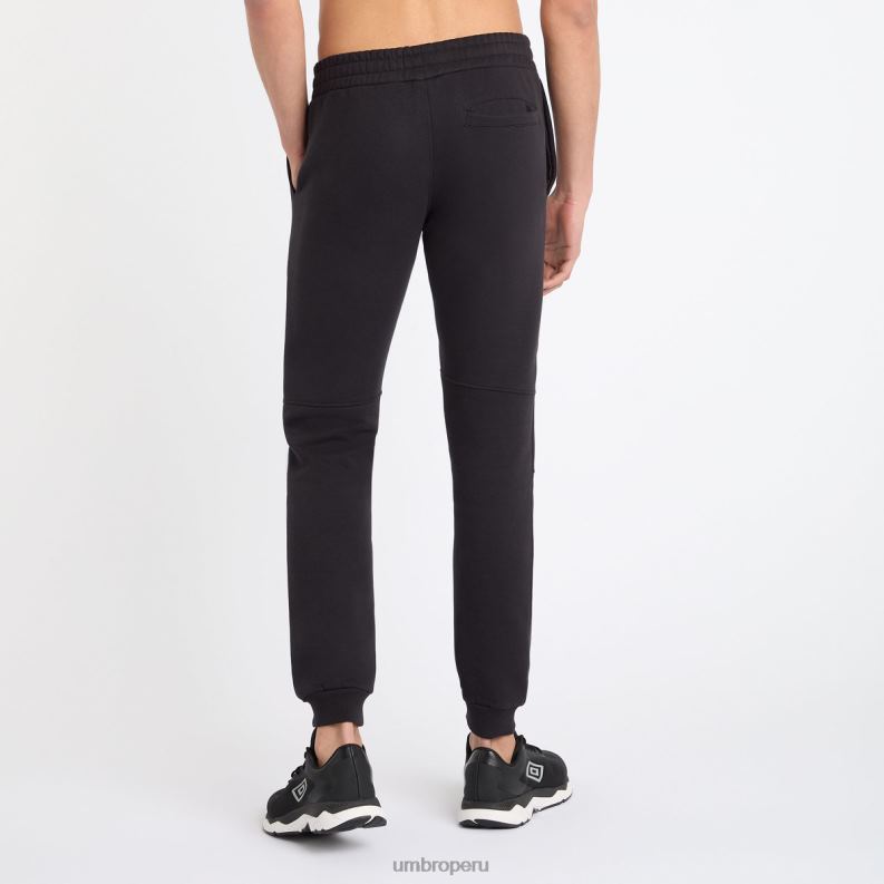 joggers ajustados centrales hombres ropa 64RRH176 Umbro blanco negro