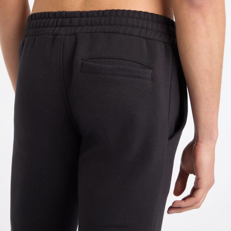 joggers ajustados centrales hombres ropa 64RRH176 Umbro blanco negro