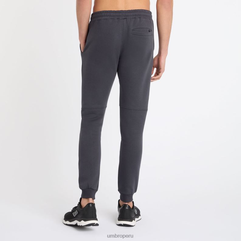 joggers ajustados centrales hombres ropa 64RRH177 Umbro azul colegial/naranja intenso