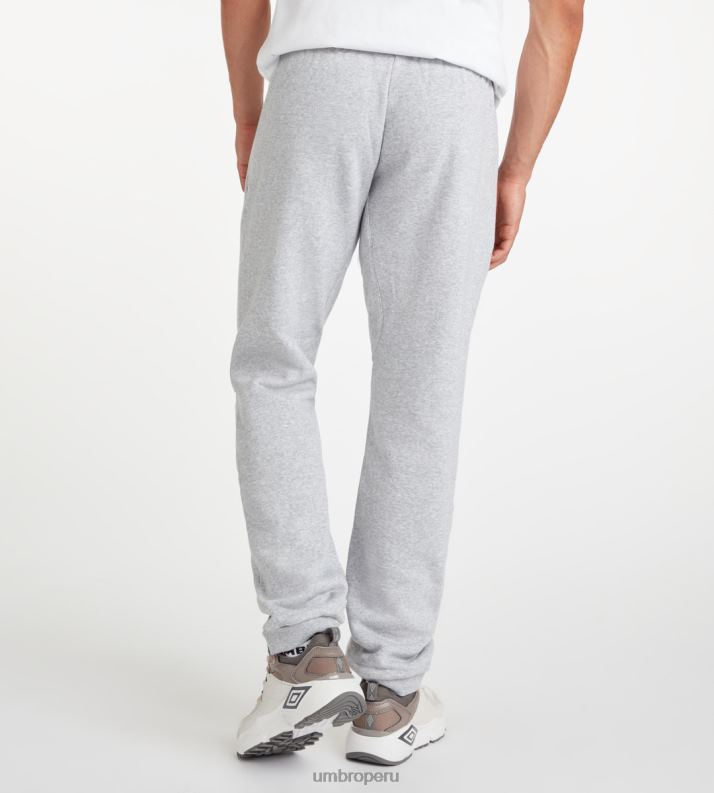 jogging club de ocio hombres ropa 64RRH170 Umbro gris jaspeado/blanco