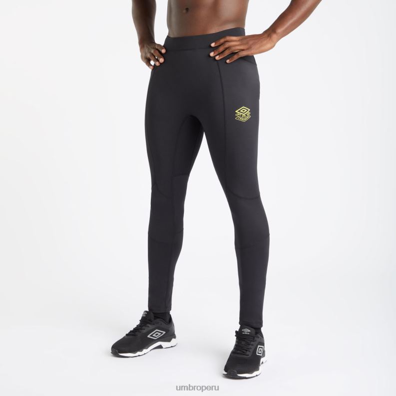 mallas de entrenamiento pro elite para correr hombres ropa 64RRH172 Umbro negro