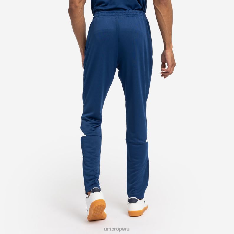 pantalón cónico de entrenamiento total hombres ropa 64RRH158 Umbro dos azul marino/blanco