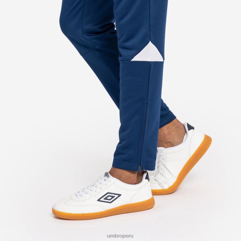 pantalón cónico de entrenamiento total hombres ropa 64RRH158 Umbro dos azul marino/blanco