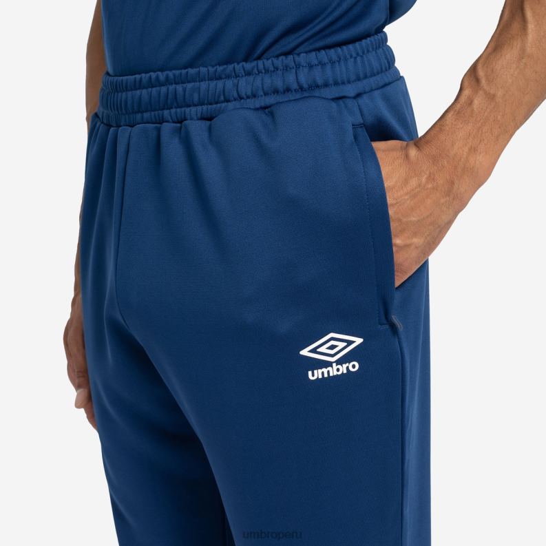 pantalón cónico de entrenamiento total hombres ropa 64RRH158 Umbro dos azul marino/blanco