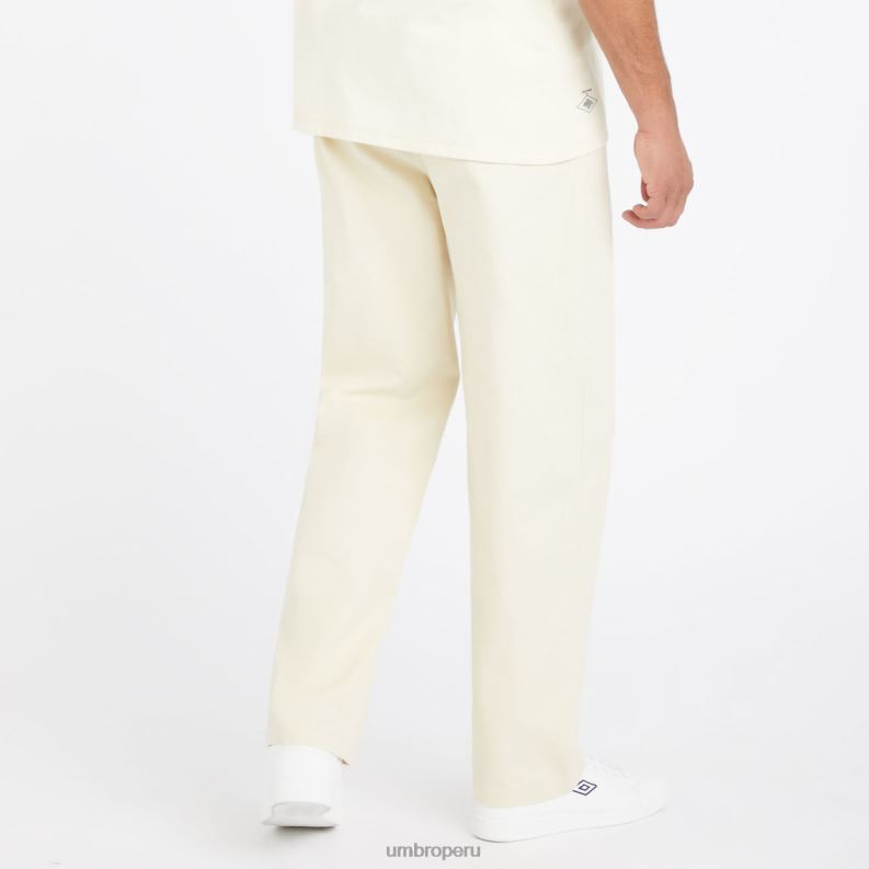 pantalones de pierna recta hombres ropa 64RRH171 Umbro perla de semilla