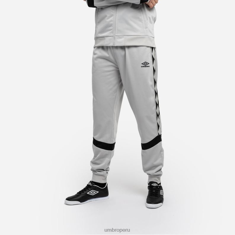 pantalones de tricot con cinta de diamantes hombres ropa 64RRH179 Umbro roca lunar/negro