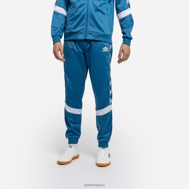 pantalones de tricot con cinta de diamantes hombres ropa 64RRH180 Umbro vallarta azul/blanco