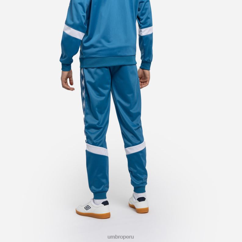 pantalones de tricot con cinta de diamantes hombres ropa 64RRH180 Umbro vallarta azul/blanco