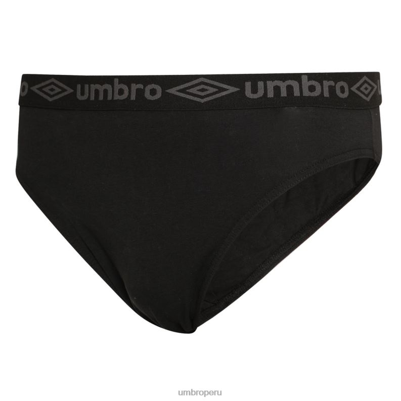 pack de 3 calzoncillos lisos hombres ropa 64RRH256 Umbro negro