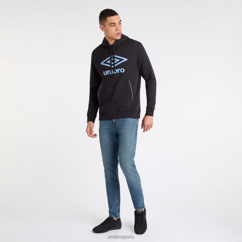 capó central hombres ropa 64RRH118 Umbro negro/encanto