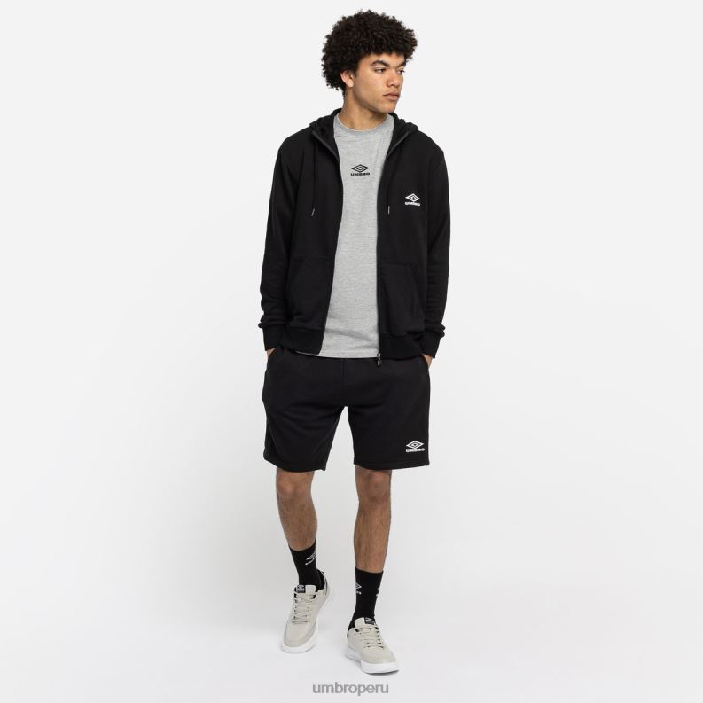 capucha de diamante zt hombres ropa 64RRH142 Umbro negro/roca lunar