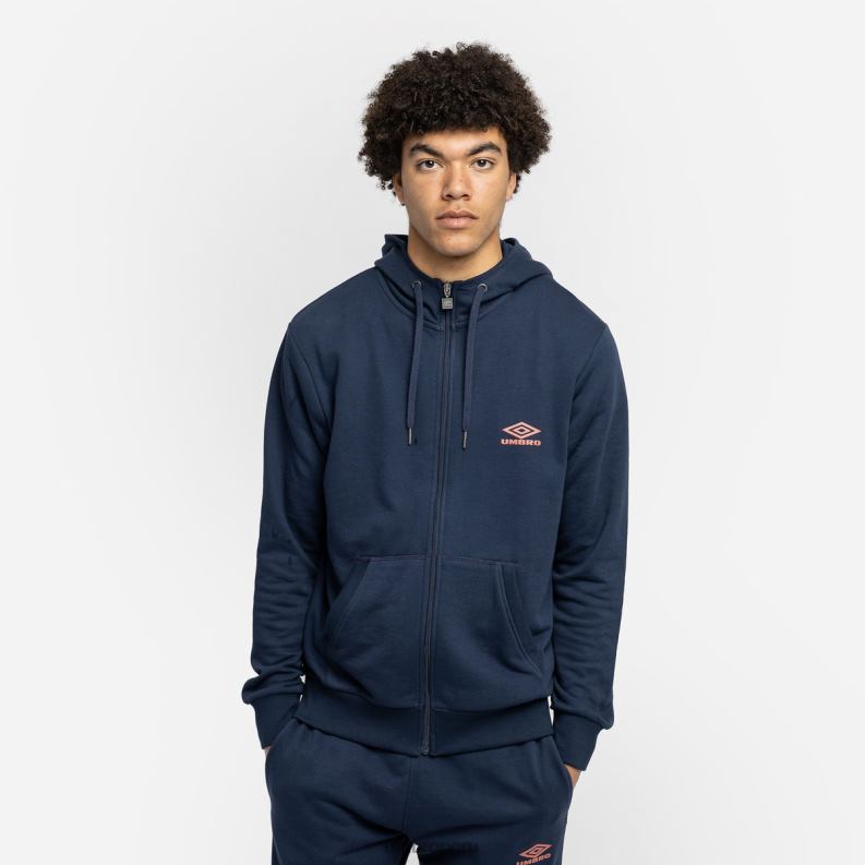 capucha de diamante zt hombres ropa 64RRH144 Umbro humor índigo/salsa picante