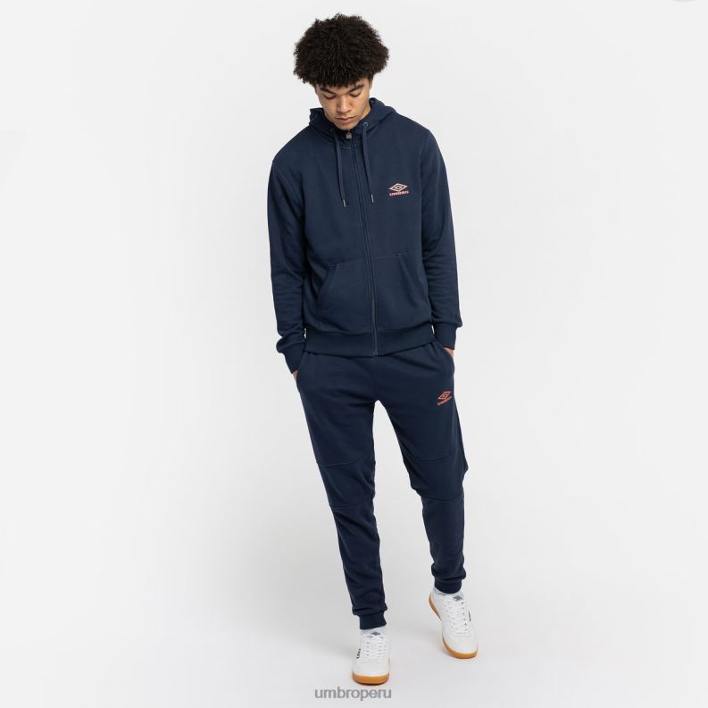 capucha de diamante zt hombres ropa 64RRH144 Umbro humor índigo/salsa picante