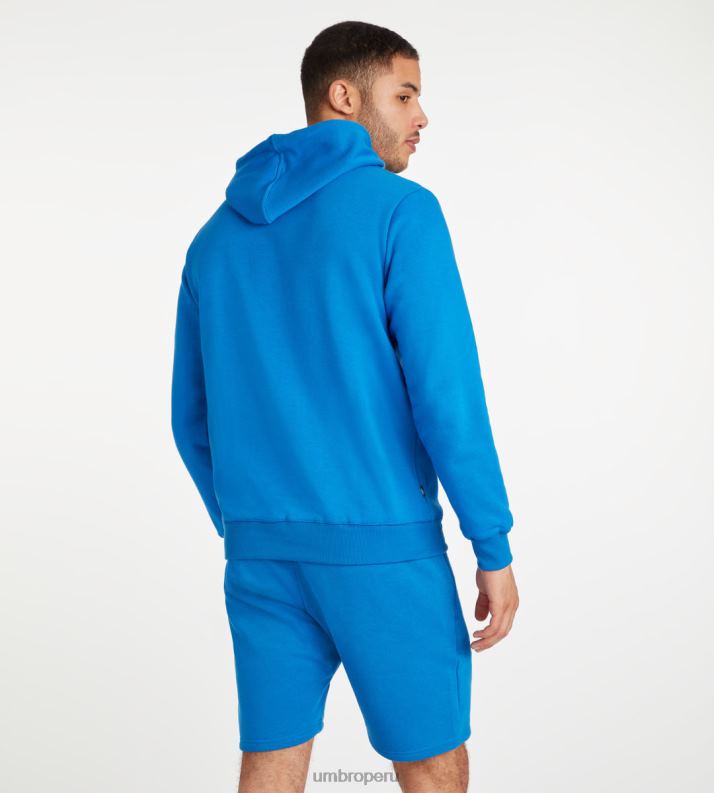 club de ocio con capucha hombres ropa 64RRH132 Umbro dos real/blanco