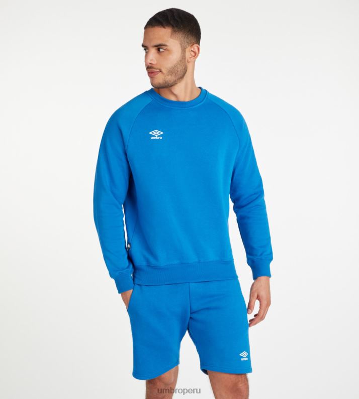 club de ocio sudor hombres ropa 64RRH141 Umbro dos real/blanco