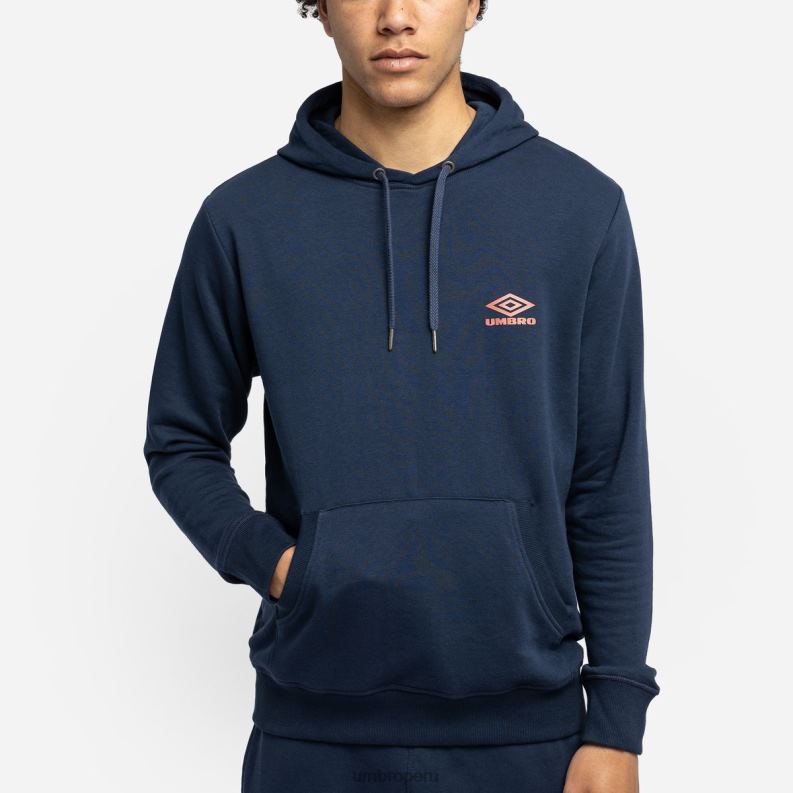 diamante oh capucha hombres ropa 64RRH154 Umbro humor índigo/salsa picante