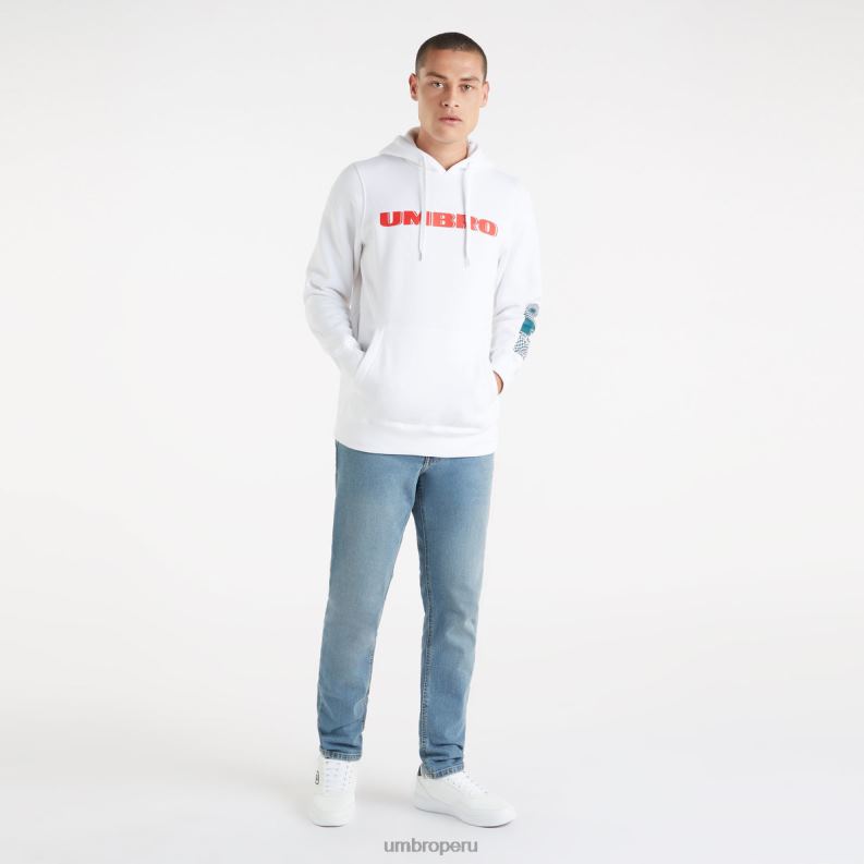 sudadera con capucha mtv hombres ropa 64RRH94 Umbro blanco brillante