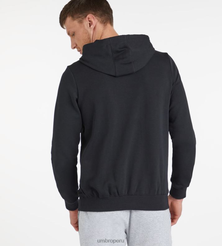 sudadera con capucha y logo grande - loopback hombres ropa 64RRH97 Umbro negro