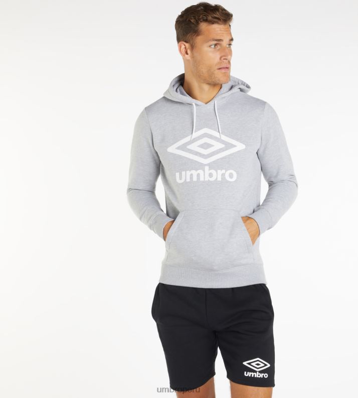 sudadera con logo grande oh hombres ropa 64RRH124 Umbro marga gris