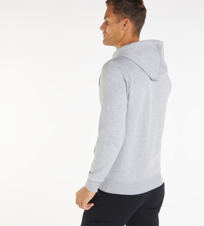 sudadera con logo grande oh hombres ropa 64RRH124 Umbro marga gris