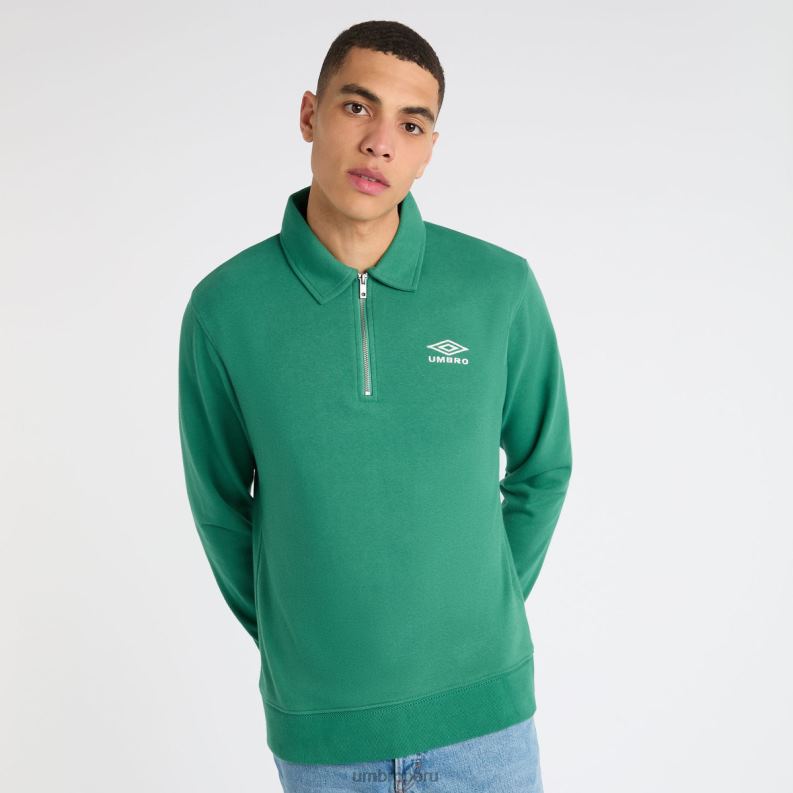 sudadera polo hombres ropa 64RRH105 Umbro abeto/crudo