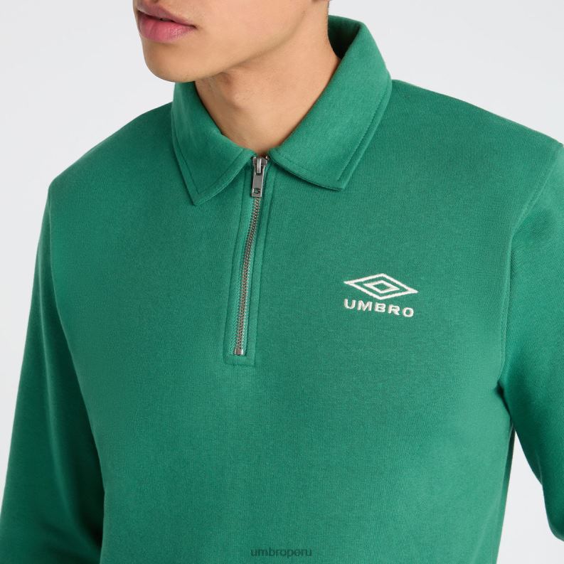 sudadera polo hombres ropa 64RRH105 Umbro abeto/crudo